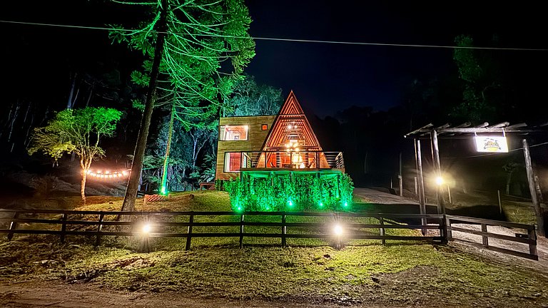 Chalé Solar da Colina - Hidro, vista e conforto