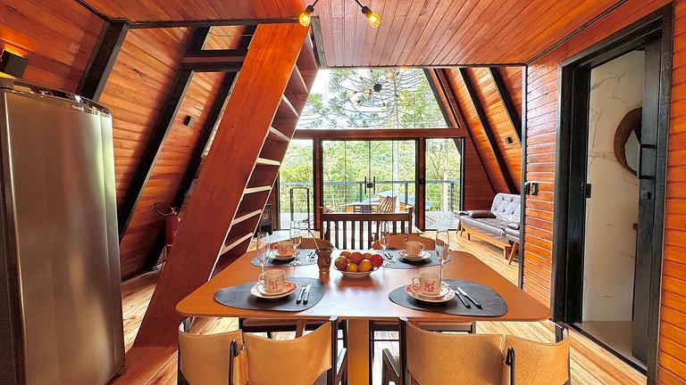 Chalé Solar da Colina - Hidro, vista e conforto