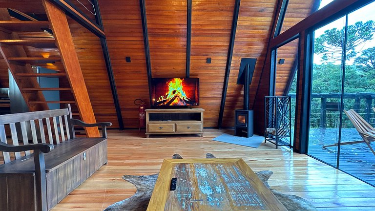 Chalé Solar da Colina - Hidro, vista e conforto