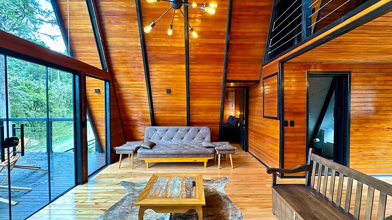 Chalé Solar da Colina - Hidro, vista e conforto