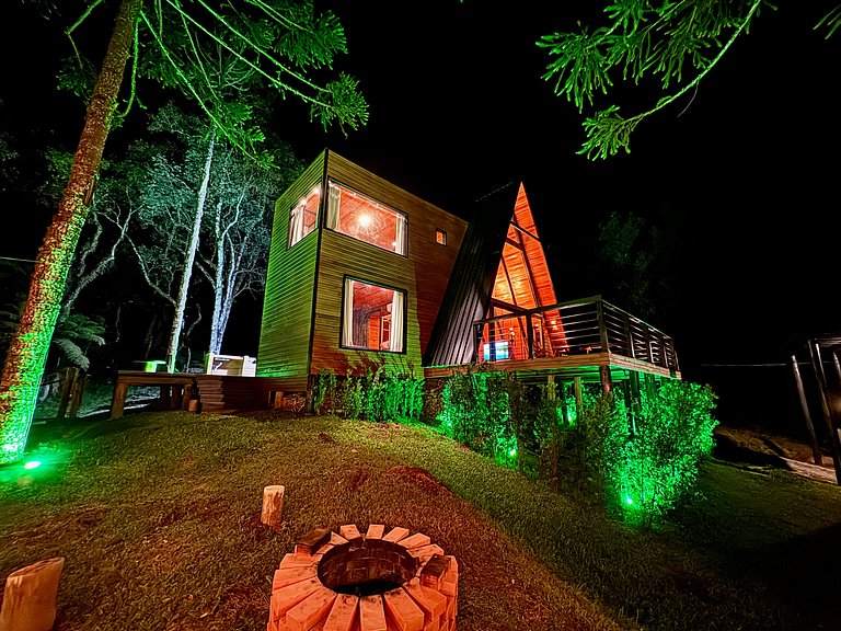 Chalé Solar da Colina - Hidro, vista e conforto