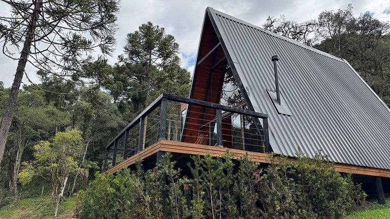 Chalé Solar da Colina - Hidro, vista e conforto