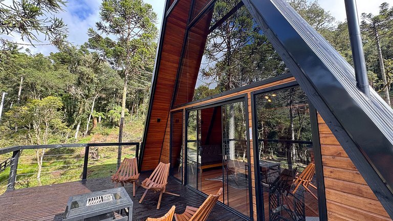 Chalé Solar da Colina - Hidro, vista e conforto