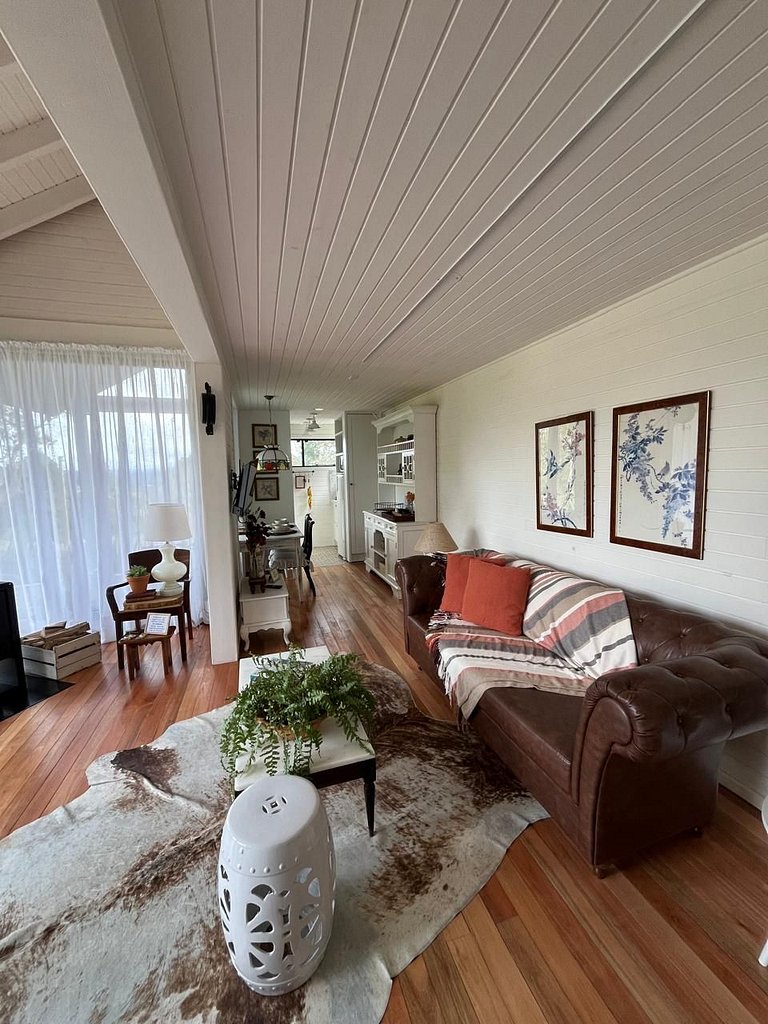 Cabana Aurora com banheira em Urubici